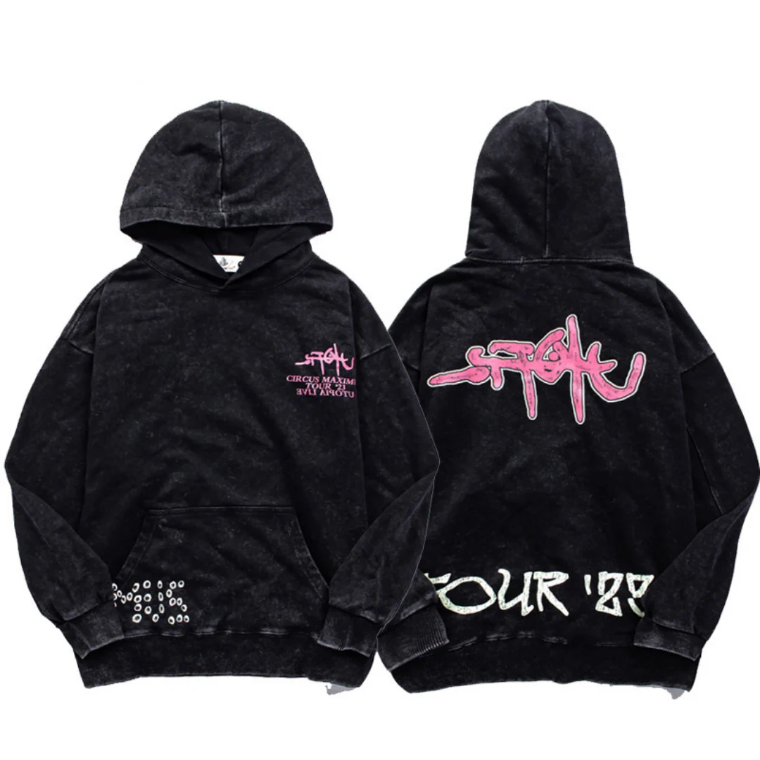 Travis Scott Graphic Print Hoodie - TS0003 - Image 3