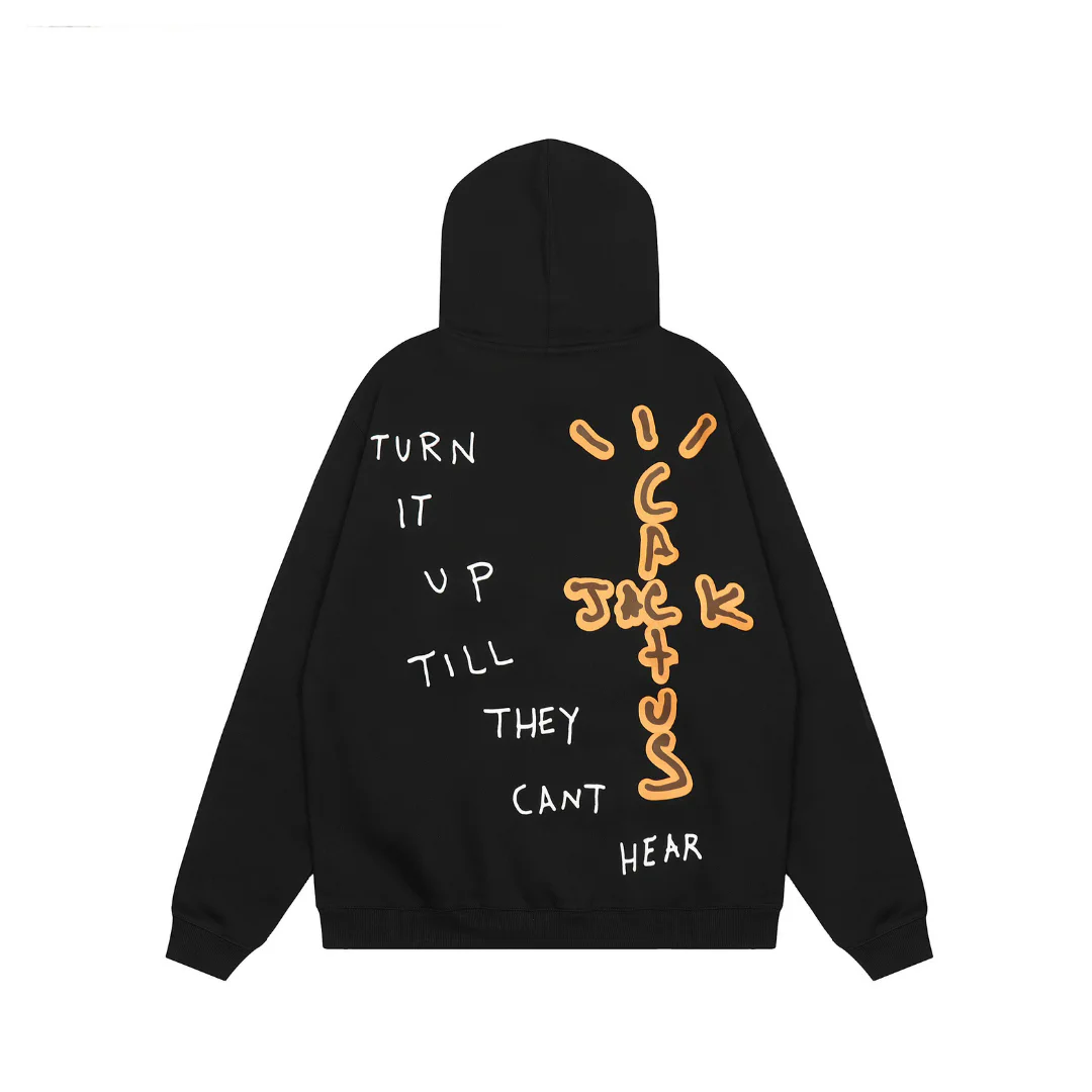 Cactus Jack Graphic Print Hoodie - TS0014 - Image 2