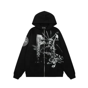 Travis Scott Graphic Print Hoodie Zip - TS0018