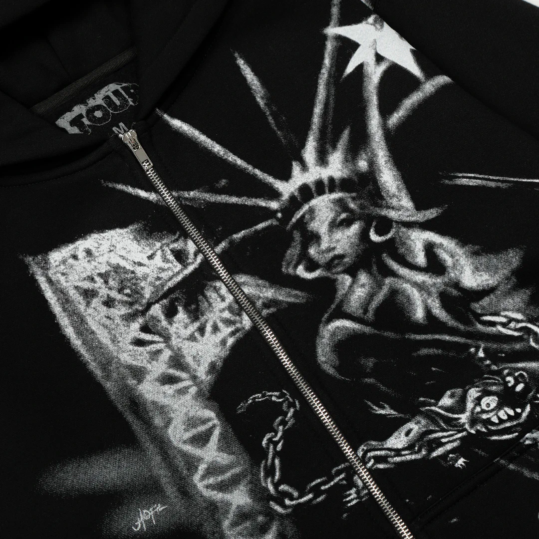 Travis Scott Graphic Print Hoodie Zip - TS0018 - Image 13