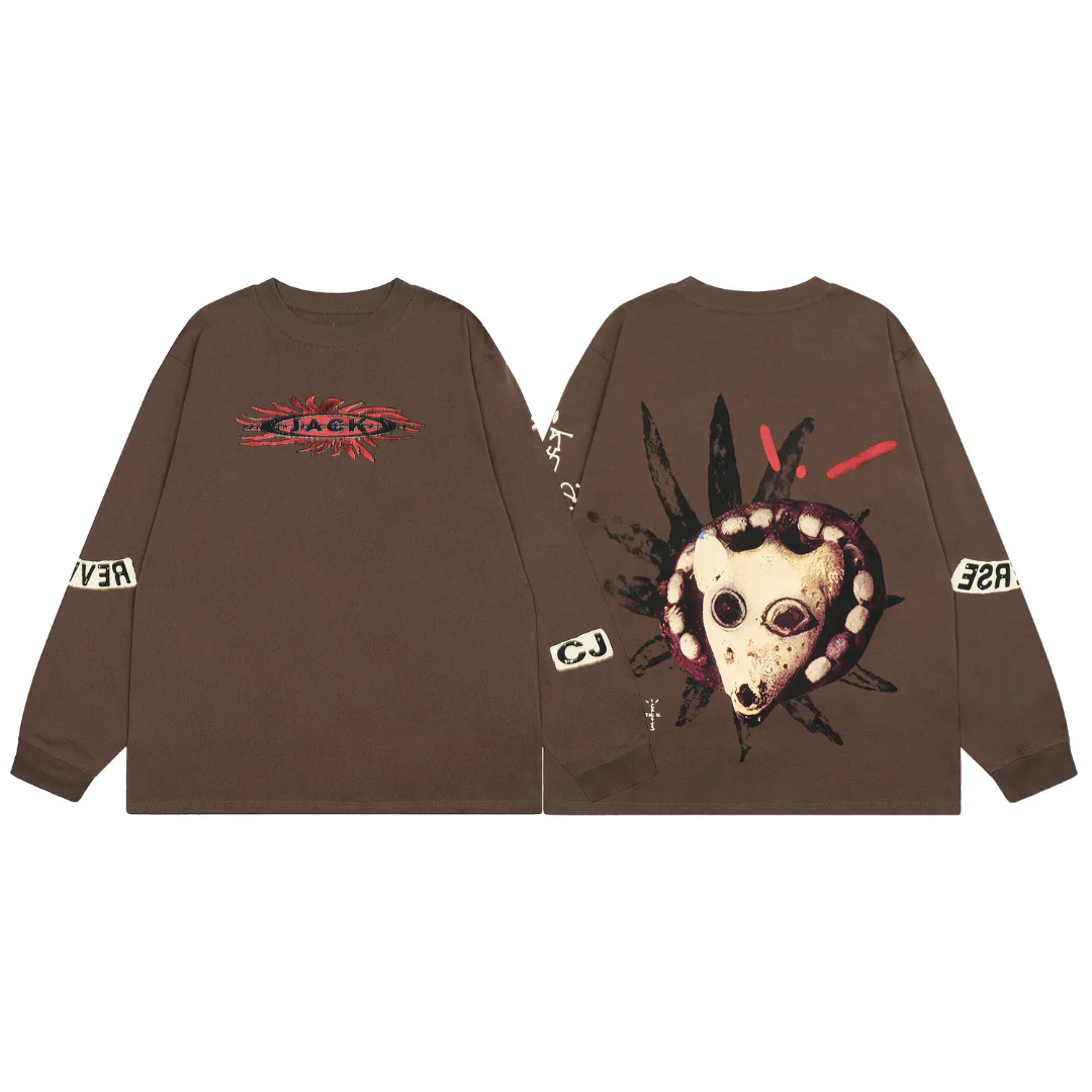 Cactus Jack Long Sleeve Tee - TS0020 - Image 3