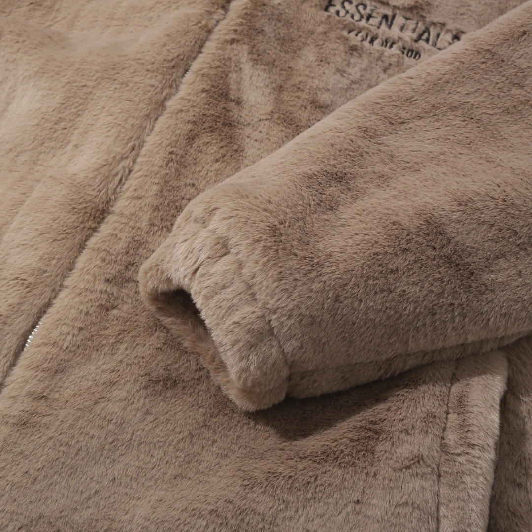 Essentials FOG Fur Hooded Jacket - FOG0026 - Image 12