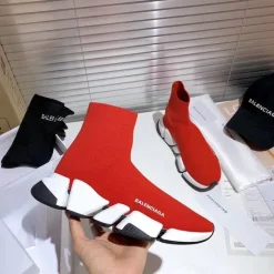 Alternative view of BLCG Speed Trainer Mid Raspberry Red Shoes Sneakers - bl0000004