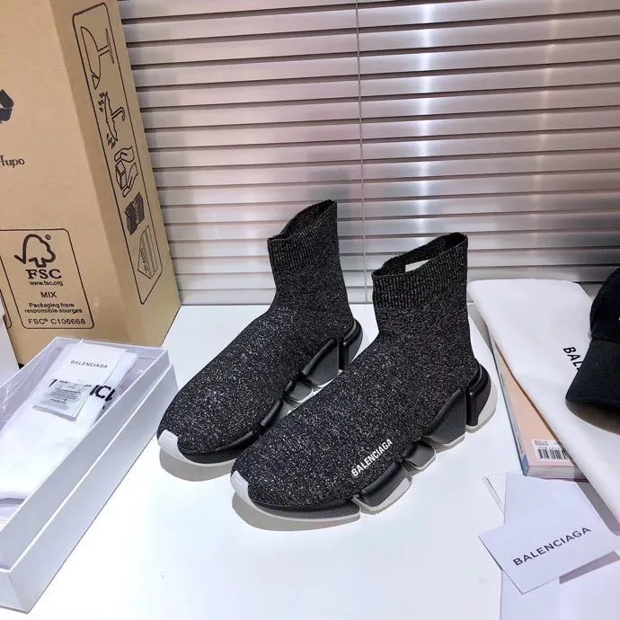 BLCG Speed 2.0 Recycled Knit Blue Black Shoes Sneakers - bl0000011 - Image 4