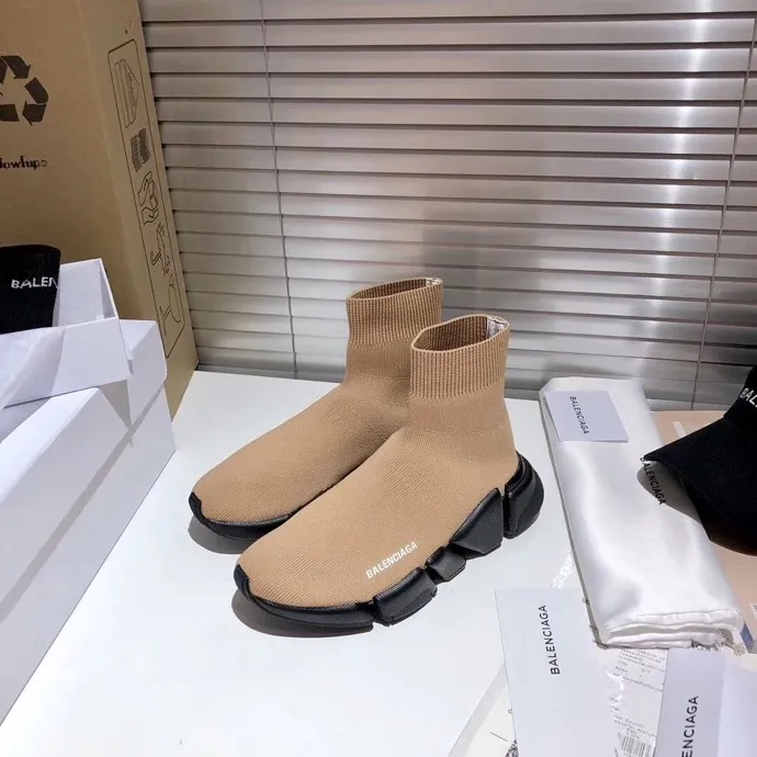 BLCG Speed 2.0 Recycled Knit Beige Black Shoes Sneakers - bl0000026 - Image 6