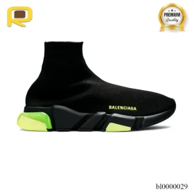 BLCG Speed Clear Sole Black Yellow Fluo Shoes Sneakers - bl0000029