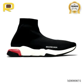 BLCG Speed Clear Sole Black Red Shoes Sneakers - bl0000031