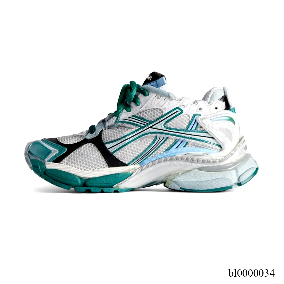BLCG Runner White Teal Green Blue Shoes Sneakers - bl0000034 - Image 2