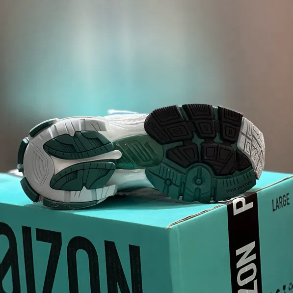 BLCG Runner White Teal Green Blue Shoes Sneakers - bl0000034 - Image 8