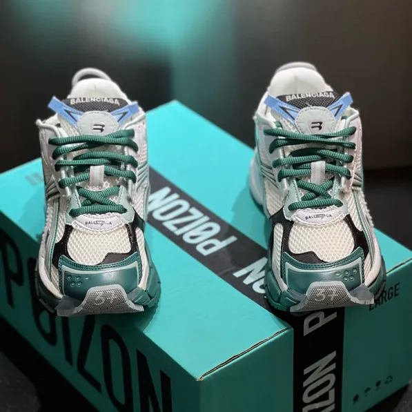 BLCG Runner White Teal Green Blue Shoes Sneakers - bl0000034 - Image 7