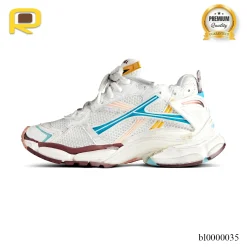 Alternative view of BLCG Runner Worn-Out White Blue PinkShoes Sneakers - bl0000035