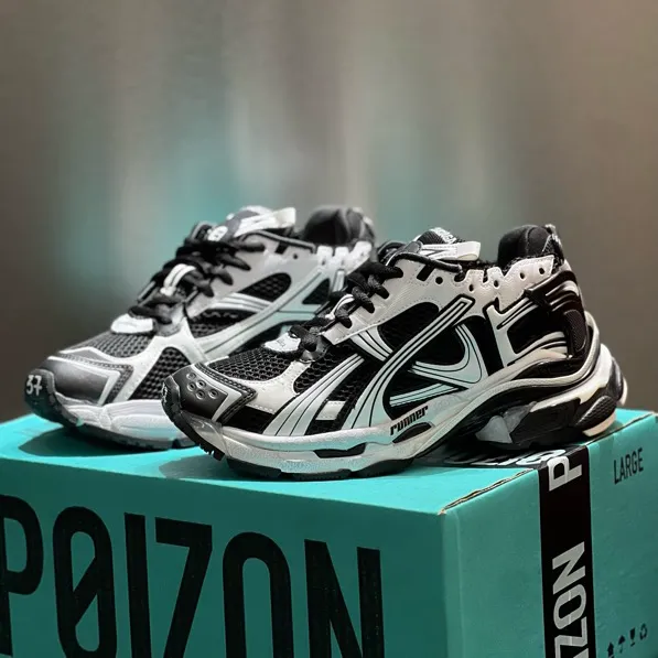 BLCG Runner White Black Shoes Sneakers - bl0000036 - Image 7