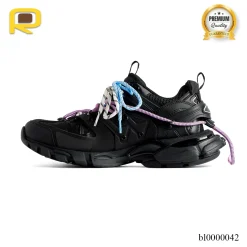 Alternative view of BLCG Track Trail Laces Black Pink Blue Beige Shoes Sneakers - bl0000042
