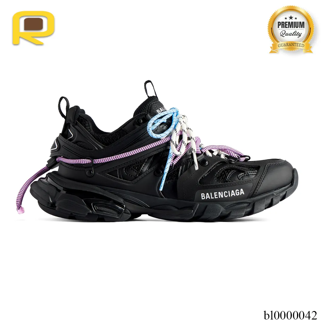 BLCG Track Trail Laces Black Pink Blue Beige Shoes Sneakers - bl0000042