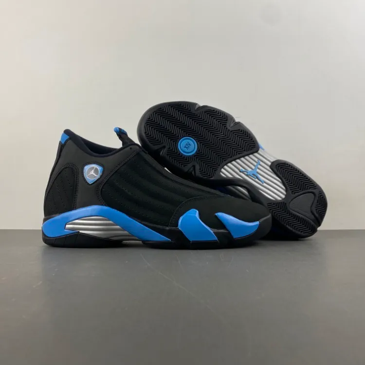 AJ 14 Black University Blue Shoes Sneakers – nk0004488 - Image 11