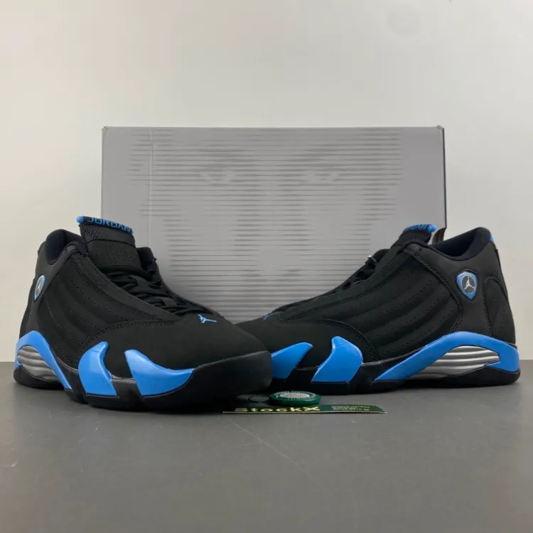 AJ 14 Black University Blue Shoes Sneakers – nk0004488 - Image 5