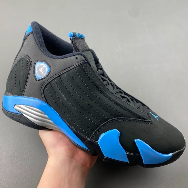 AJ 14 Black University Blue Shoes Sneakers – nk0004488 - Image 8