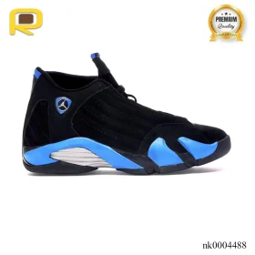 AJ 14 Black University Blue Shoes Sneakers – nk0004488