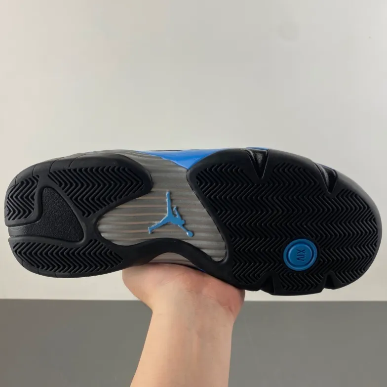 AJ 14 Black University Blue Shoes Sneakers – nk0004488 - Image 13