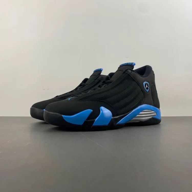 AJ 14 Black University Blue Shoes Sneakers – nk0004488 - Image 9