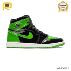 AJ 1 High OG Patent Green Shoes Sneakers – nk0004695