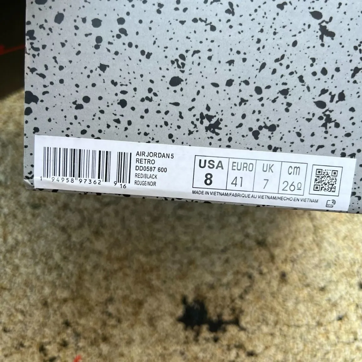 AJ 5 Tomorrow Knight Shoes Sneakers - nk0004700 - Image 11