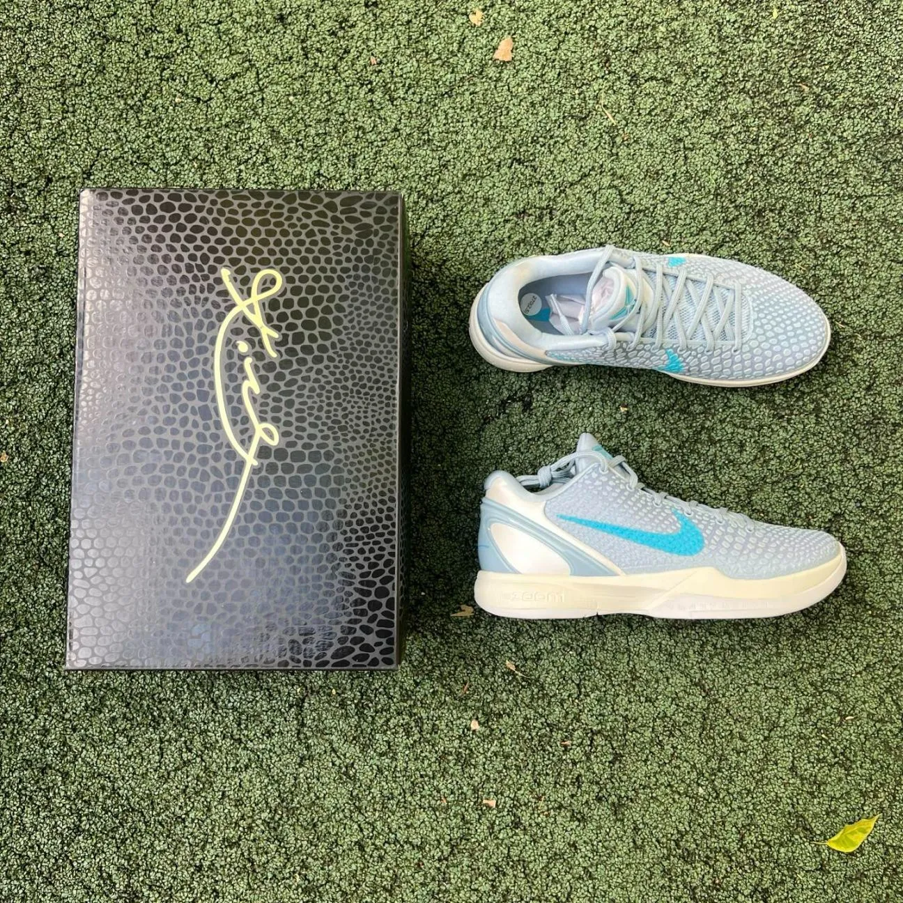 Caitlin Clark x Kobe 6 Protro Light Armory Blue Shoes Sneakers - nk0004707 - Image 7