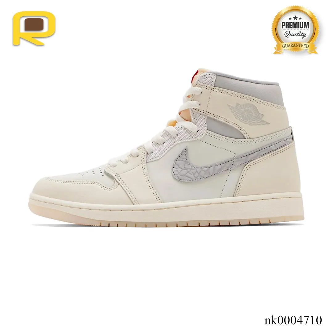 AJ 1 High OG Sail Elephant Print Shoes Sneakers – nk0004710 - Image 2