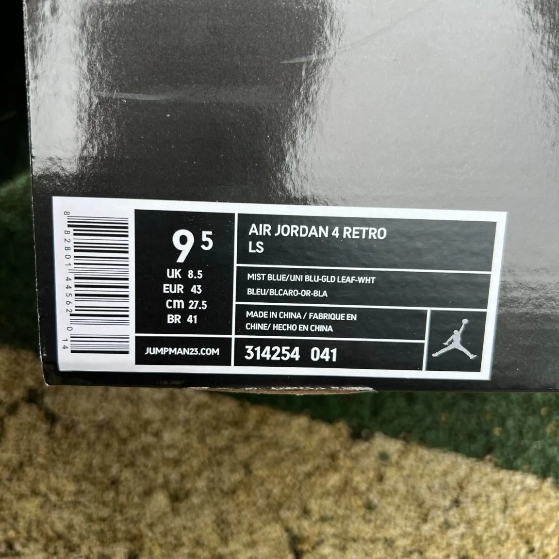AJ 4 LS Mist Blue Shoes Sneakers - nk0004712 - Image 16
