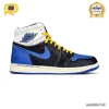Fragment x Union LA x AJ 1 High OG Sport Royal Shoes Sneakers – nk0004748