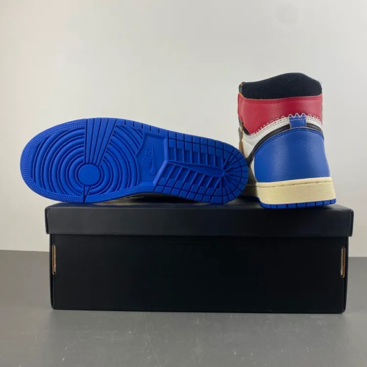 Fragment x Union LA x AJ 1 High OG Varsity Red Shoes Sneakers – nk0004749 - Image 7