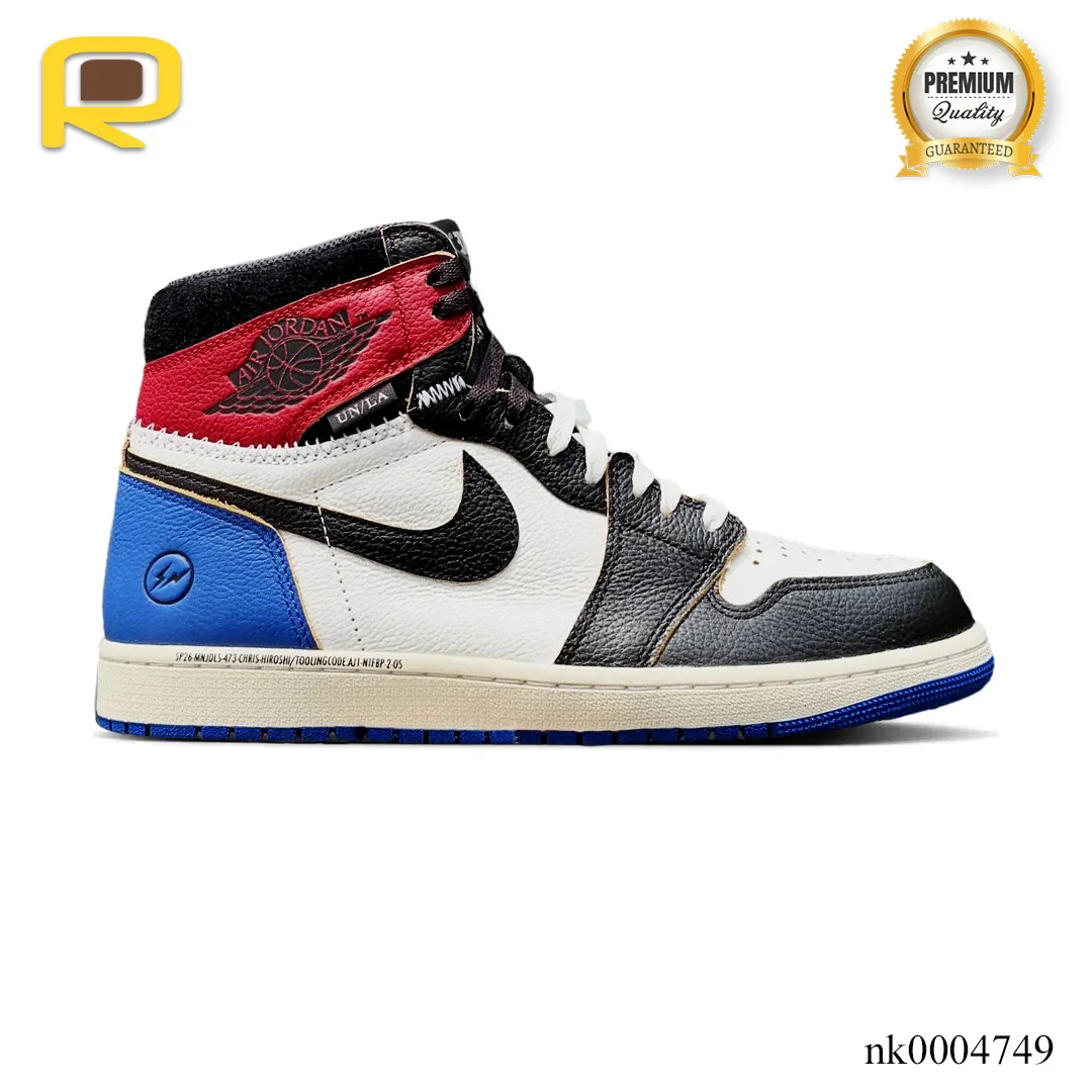 Fragment x Union LA x AJ 1 High OG Varsity Red Shoes Sneakers – nk0004749