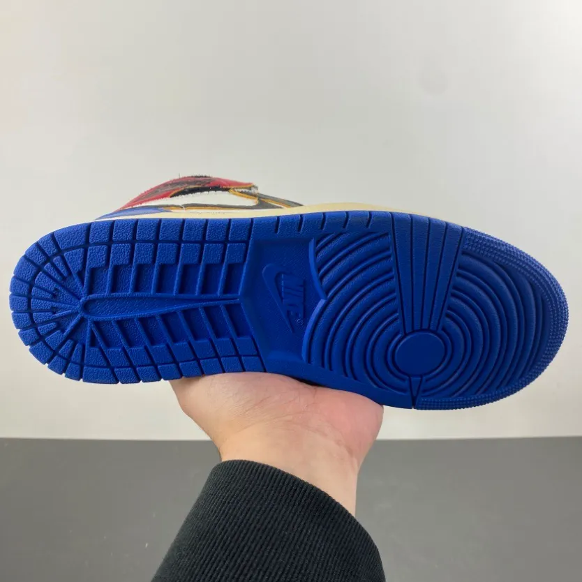 Fragment x Union LA x AJ 1 High OG Varsity Red Shoes Sneakers – nk0004749 - Image 12