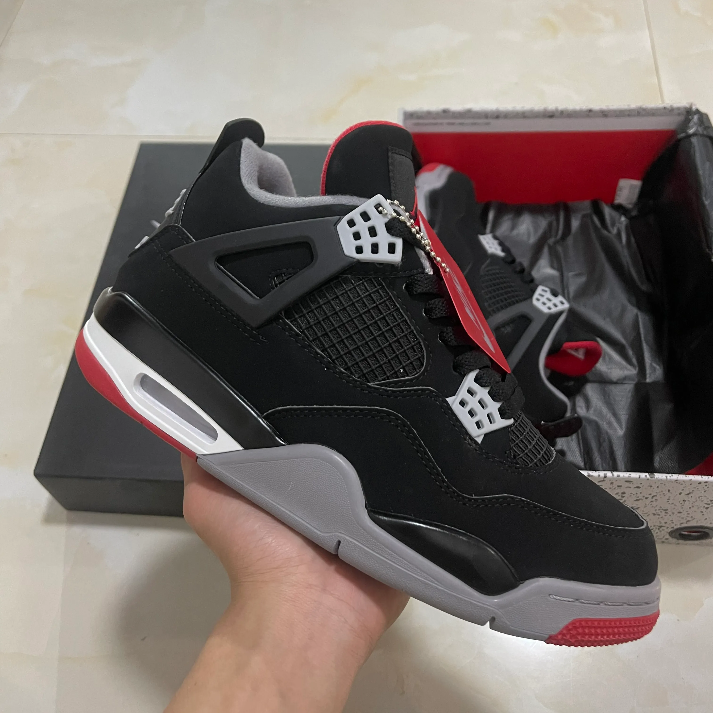 AJ 4 Bred (2026) Shoes Sneakers - nk0004768 - Image 3