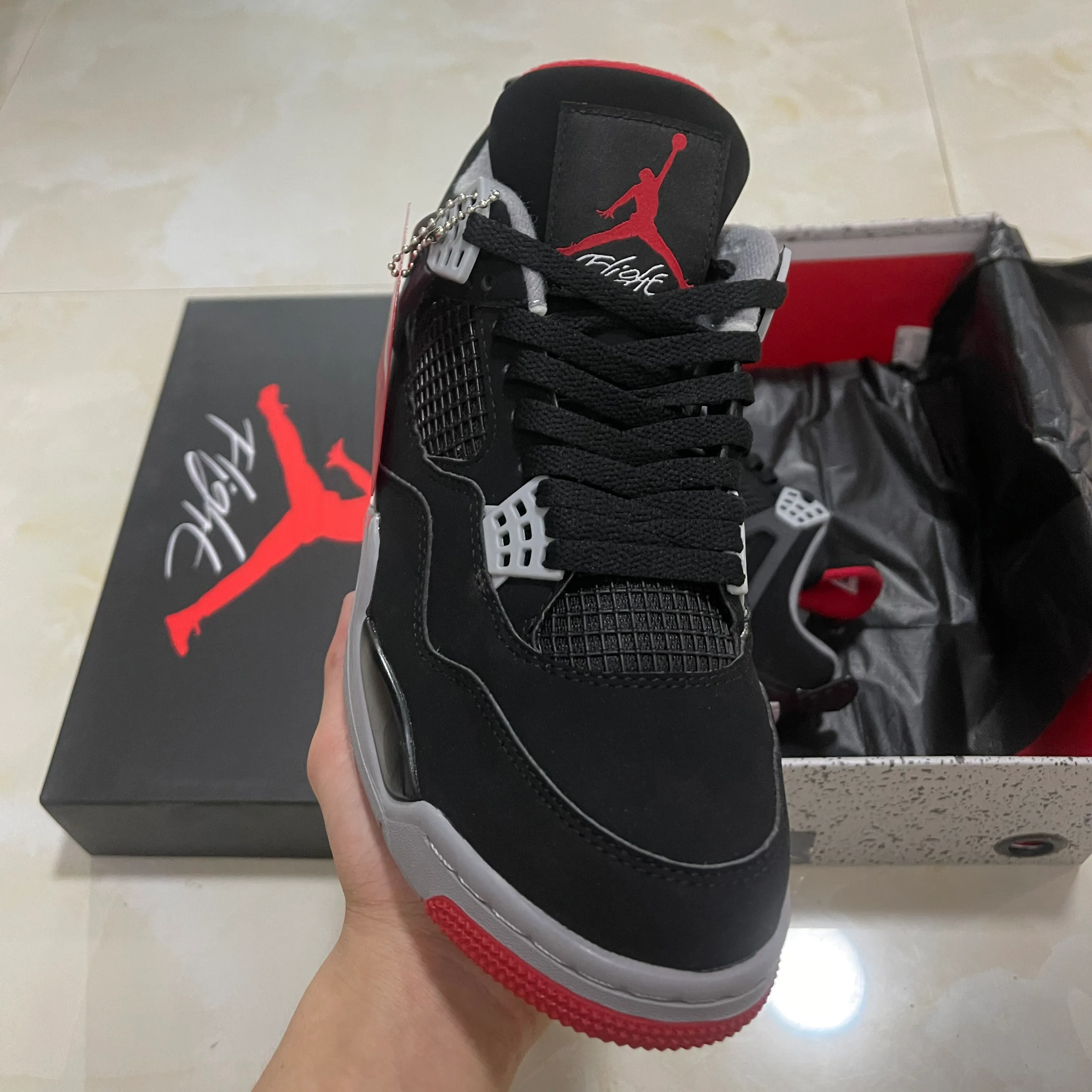 AJ 4 Bred (2026) Shoes Sneakers - nk0004768 - Image 5