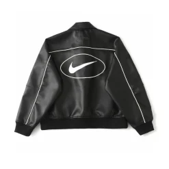 Alternative view of NK x SUP Leather Varsity Jacket - NK0009
