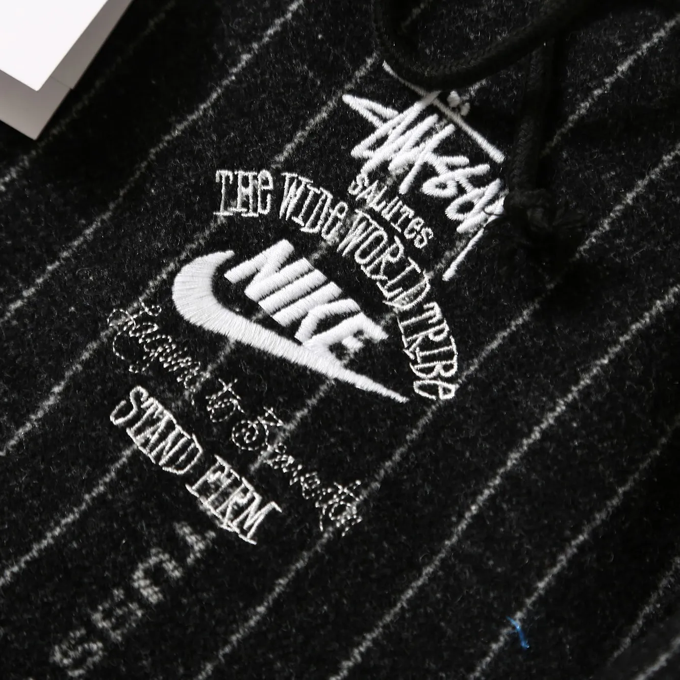 NK x Stussy Striped Wool Jacket - NK0013 - Image 4