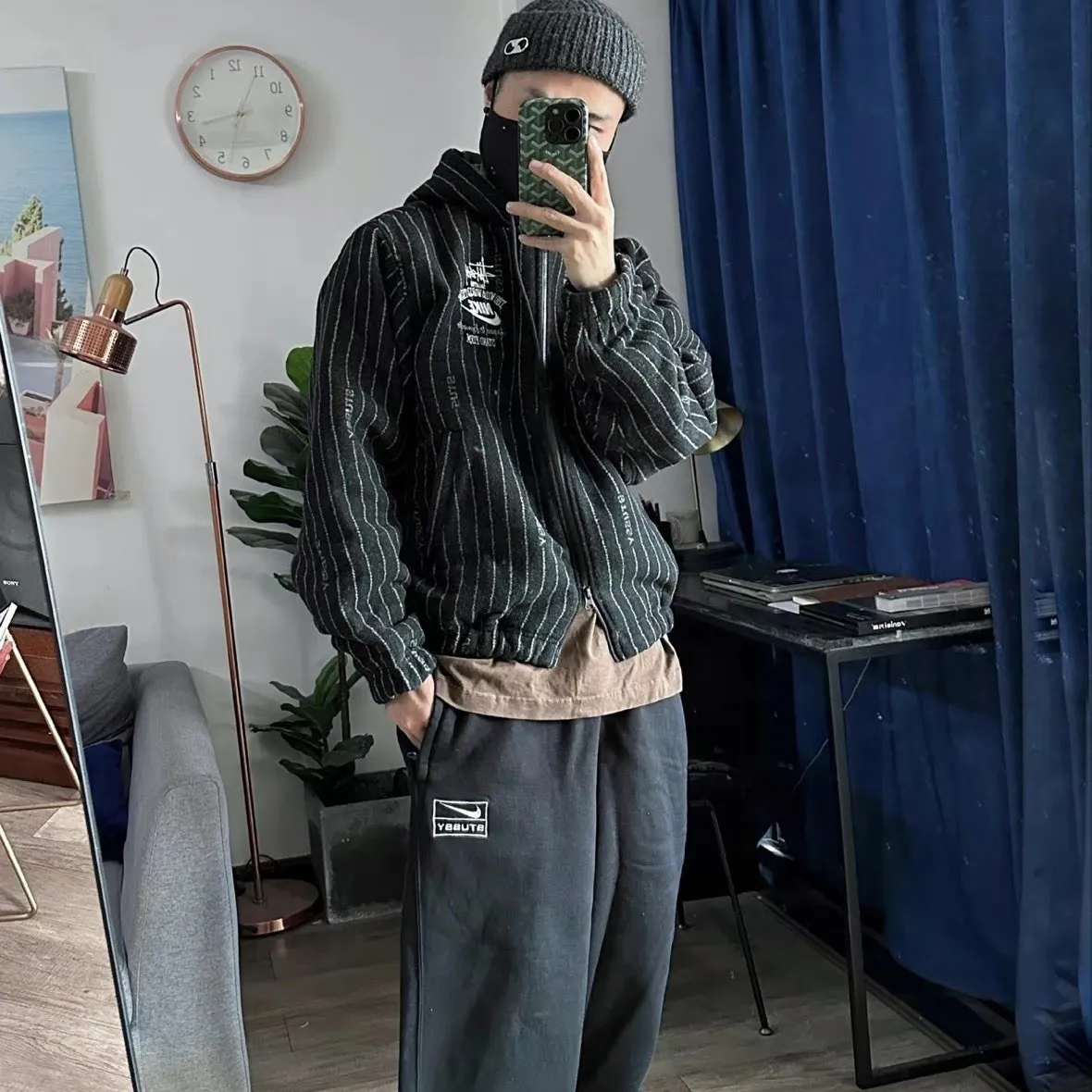 NK x Stussy Striped Wool Jacket - NK0013 - Image 18