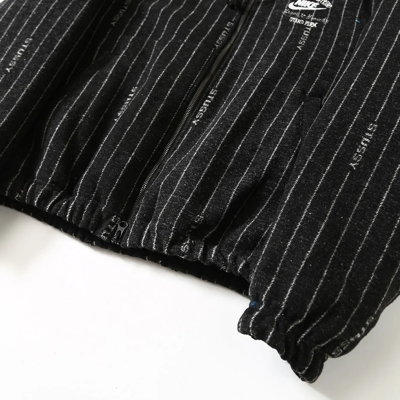 NK x Stussy Striped Wool Jacket - NK0013 - Image 13