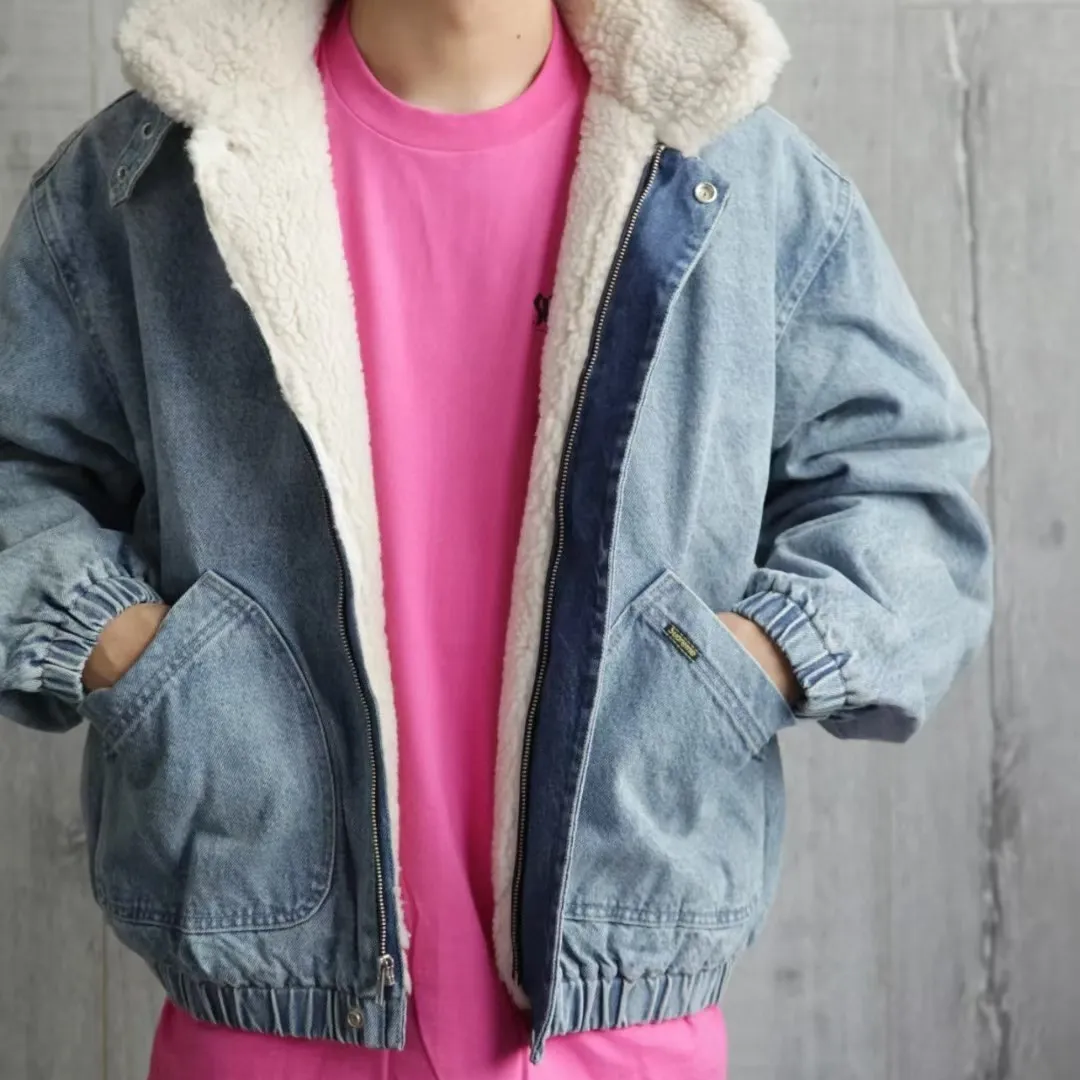 SUP Faux Shearling Lined Bomber Jacket - SUP0073 - Image 13