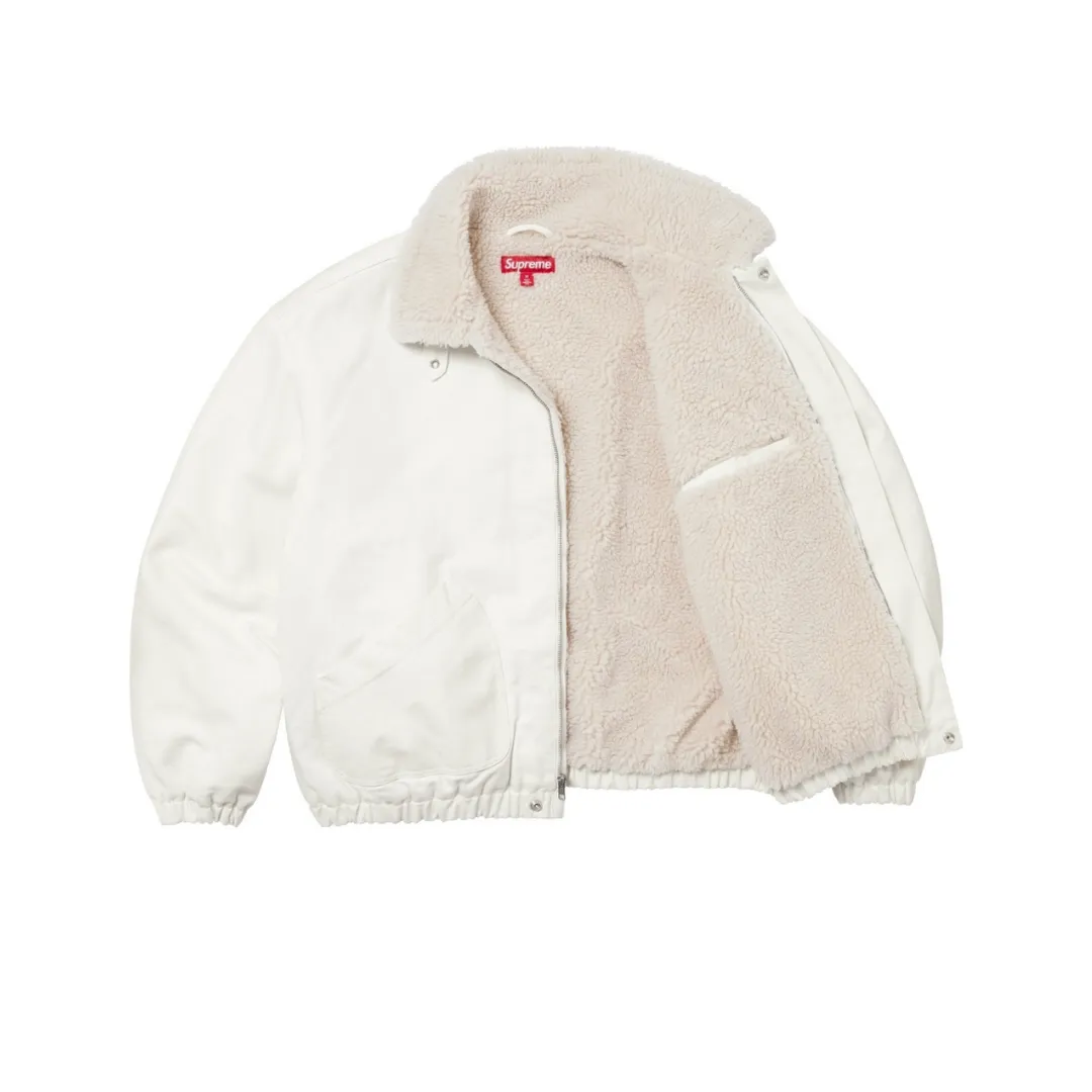 SUP Faux Shearling Lined Bomber Jacket - SUP0073 - Image 14