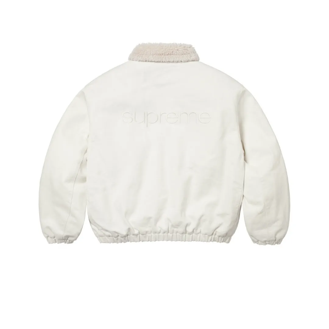 SUP Faux Shearling Lined Bomber Jacket - SUP0073 - Image 6