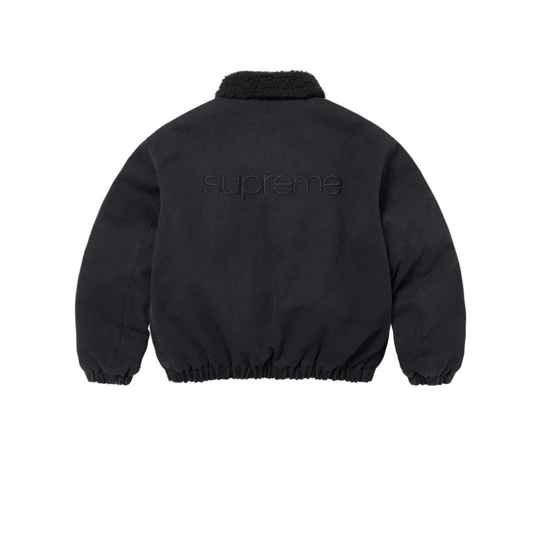 SUP Faux Shearling Lined Bomber Jacket - SUP0073 - Image 10