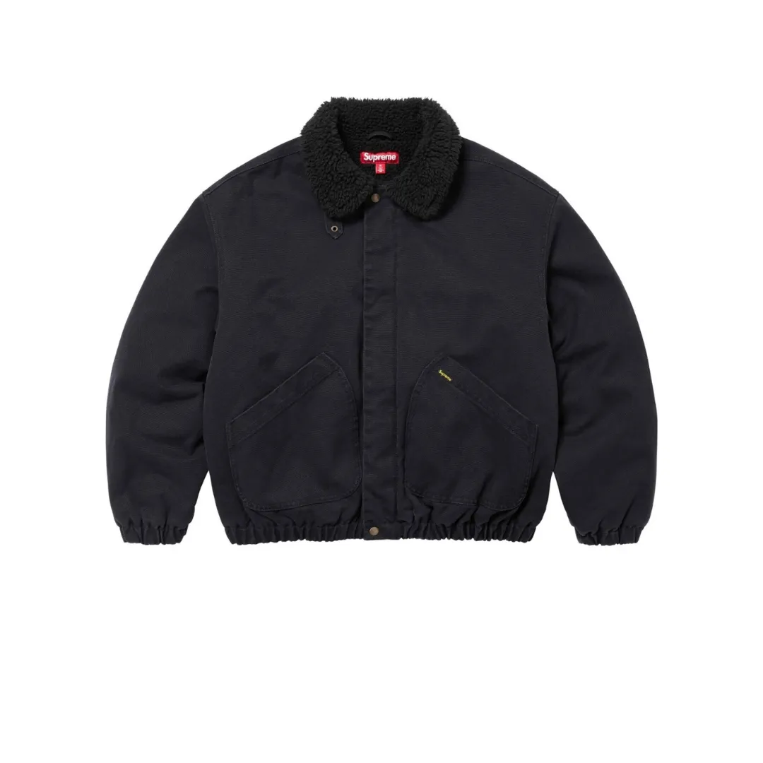 SUP Faux Shearling Lined Bomber Jacket - SUP0073 - Image 7