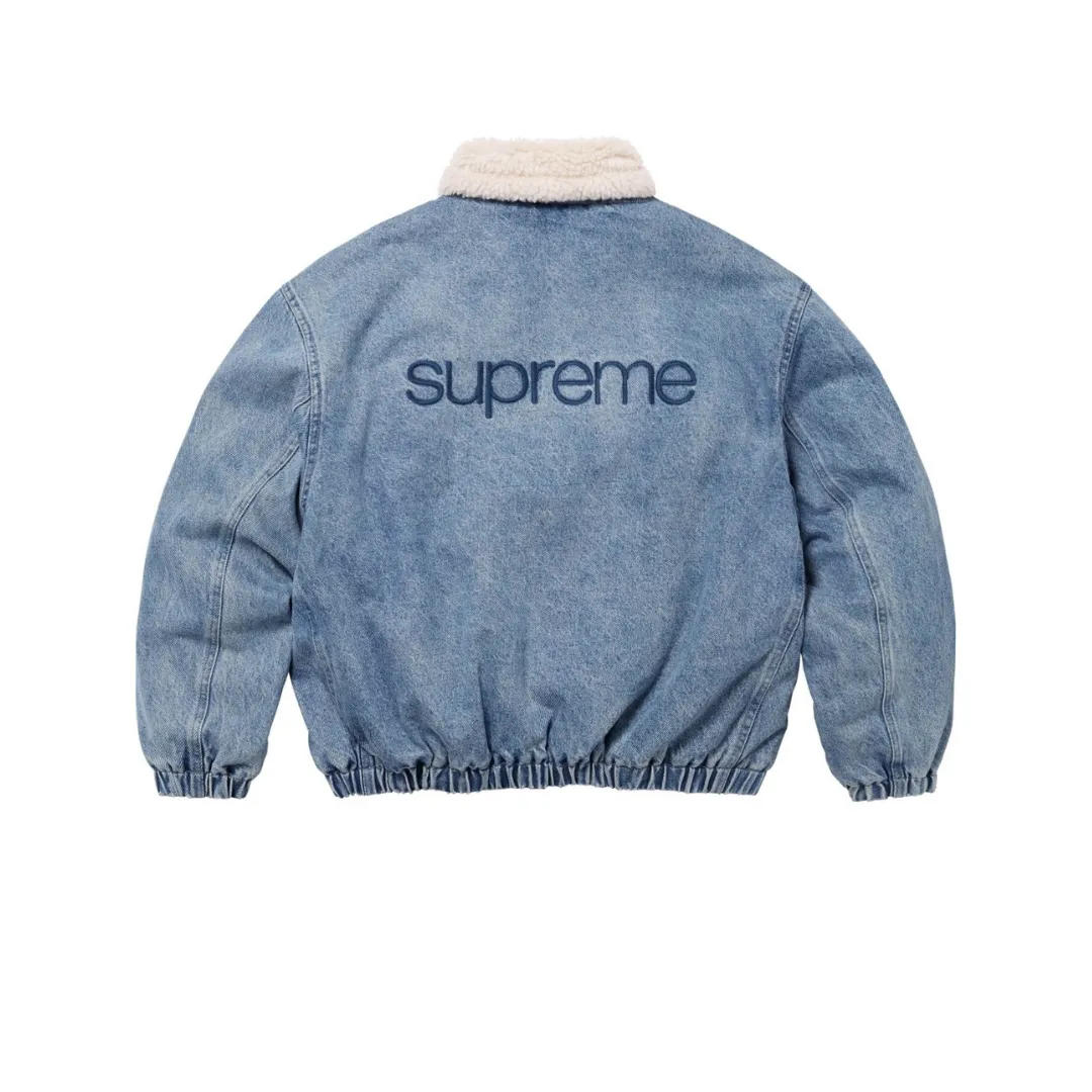 SUP Faux Shearling Lined Bomber Jacket - SUP0073 - Image 2