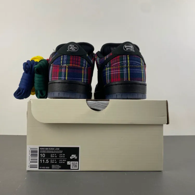 Nardwuar x Dunk Low SB Pro Tartan Shoes Sneakers - nk0004674 - Image 8