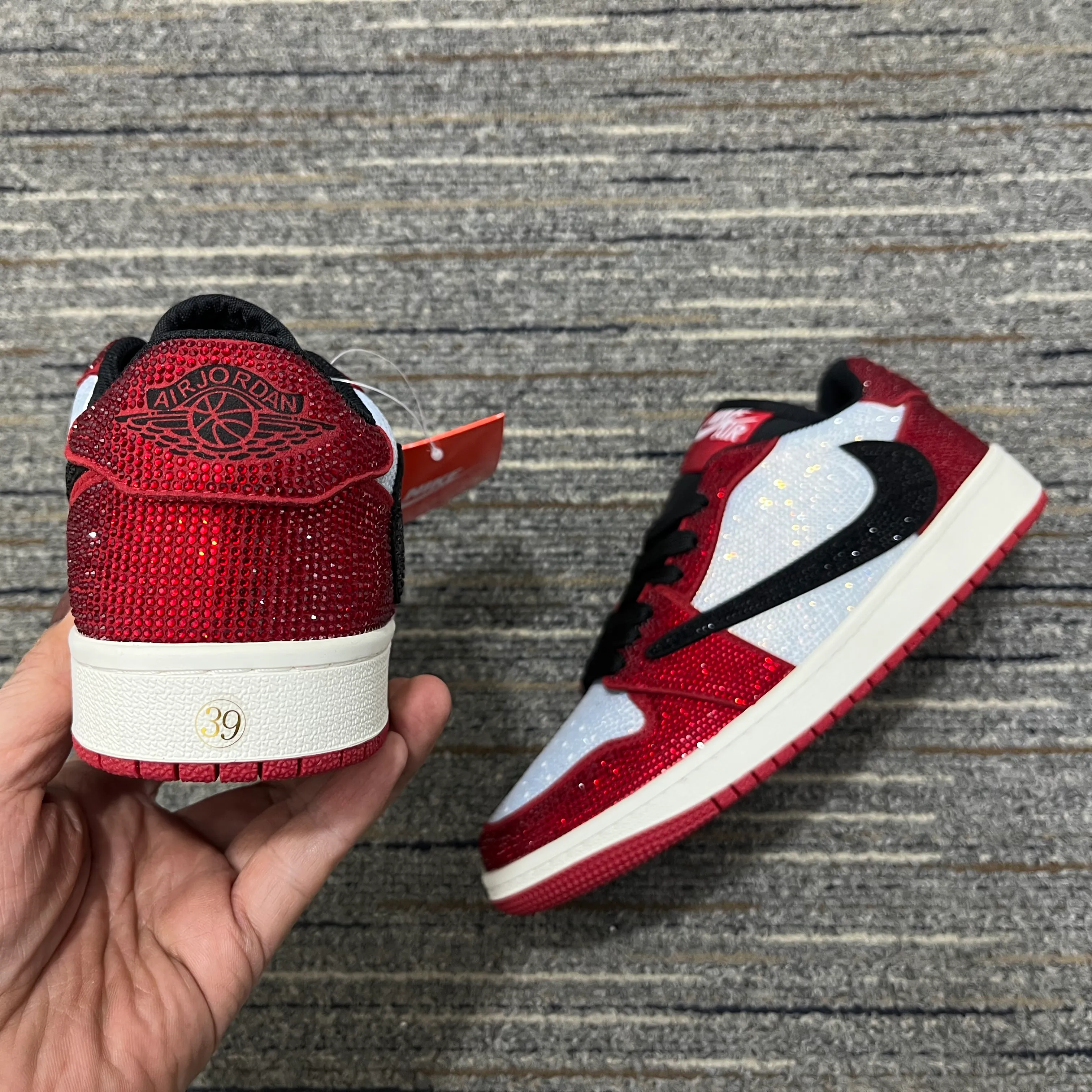 AJ 1 Low Chicago Crystal Shoes Sneakers – nk0004835 - Image 8