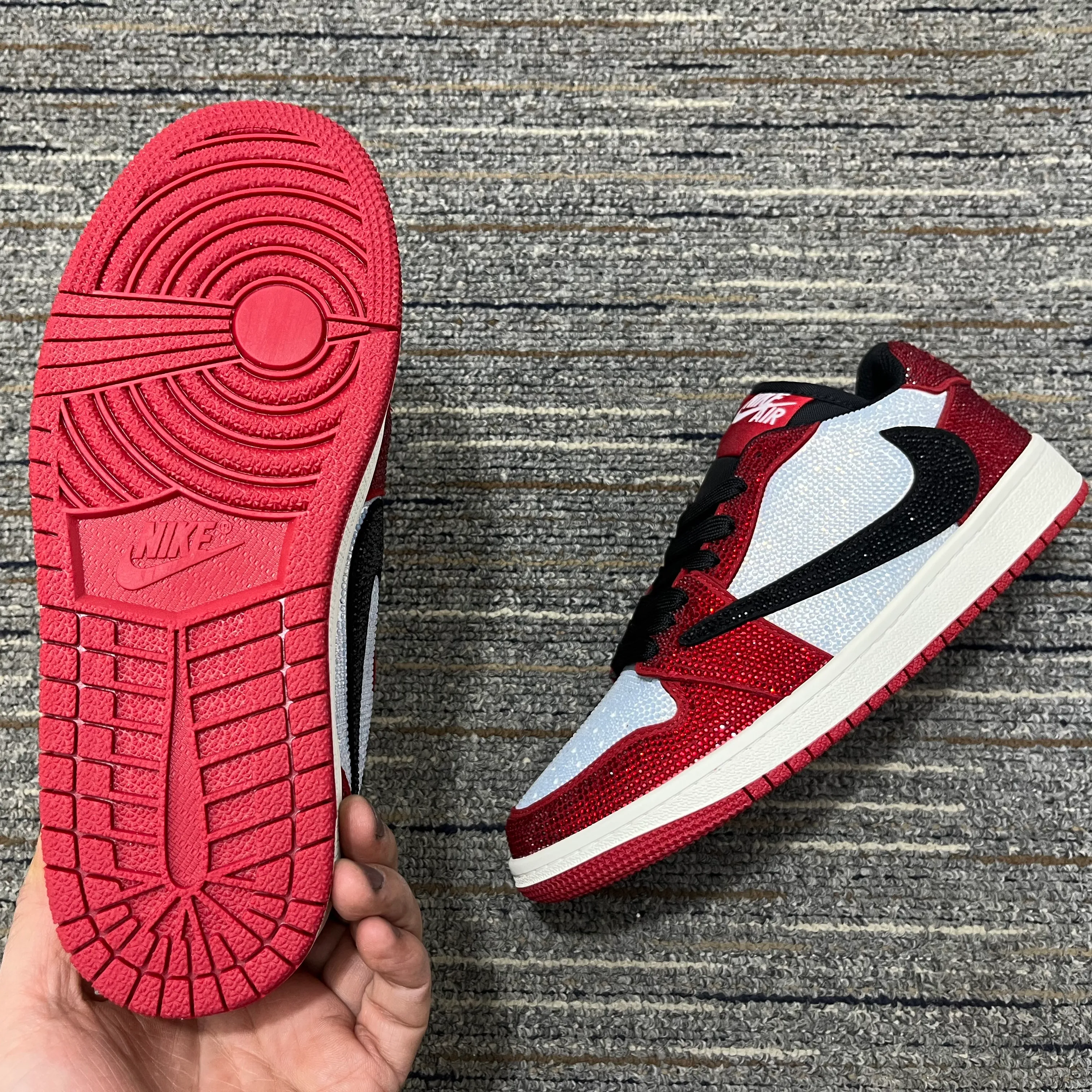 AJ 1 Low Chicago Crystal Shoes Sneakers – nk0004835 - Image 7