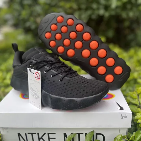 NK Mind 002 Black Hyper Crimson Shoes Sneakers - nk0004881 - Image 9