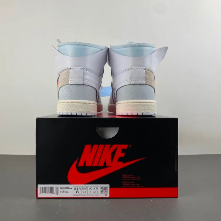 Virgil Abloh Archive x AJ 1 High OG 'Alaska' Shoes Sneakers – nk0004931 - Image 12